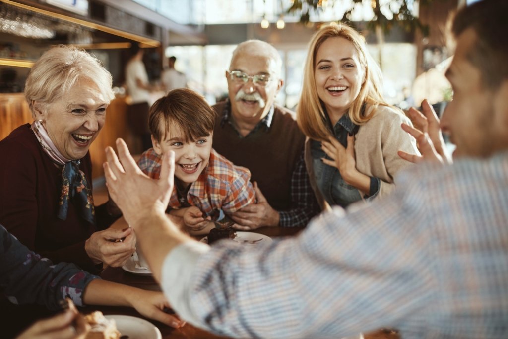 Happy Family Enjoying Time Together
